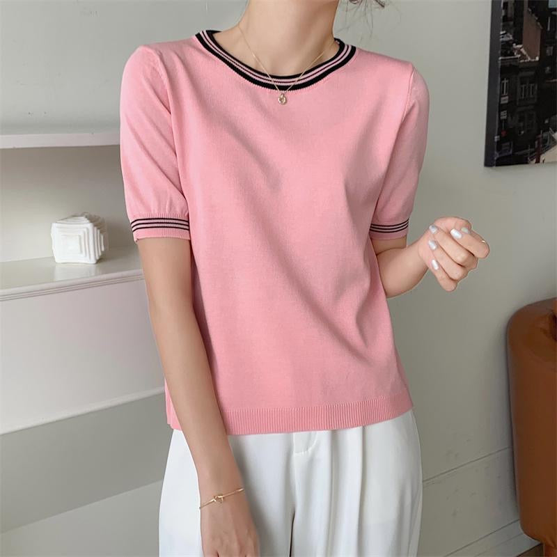 All-match Simple Basic Daily Knitted Top
