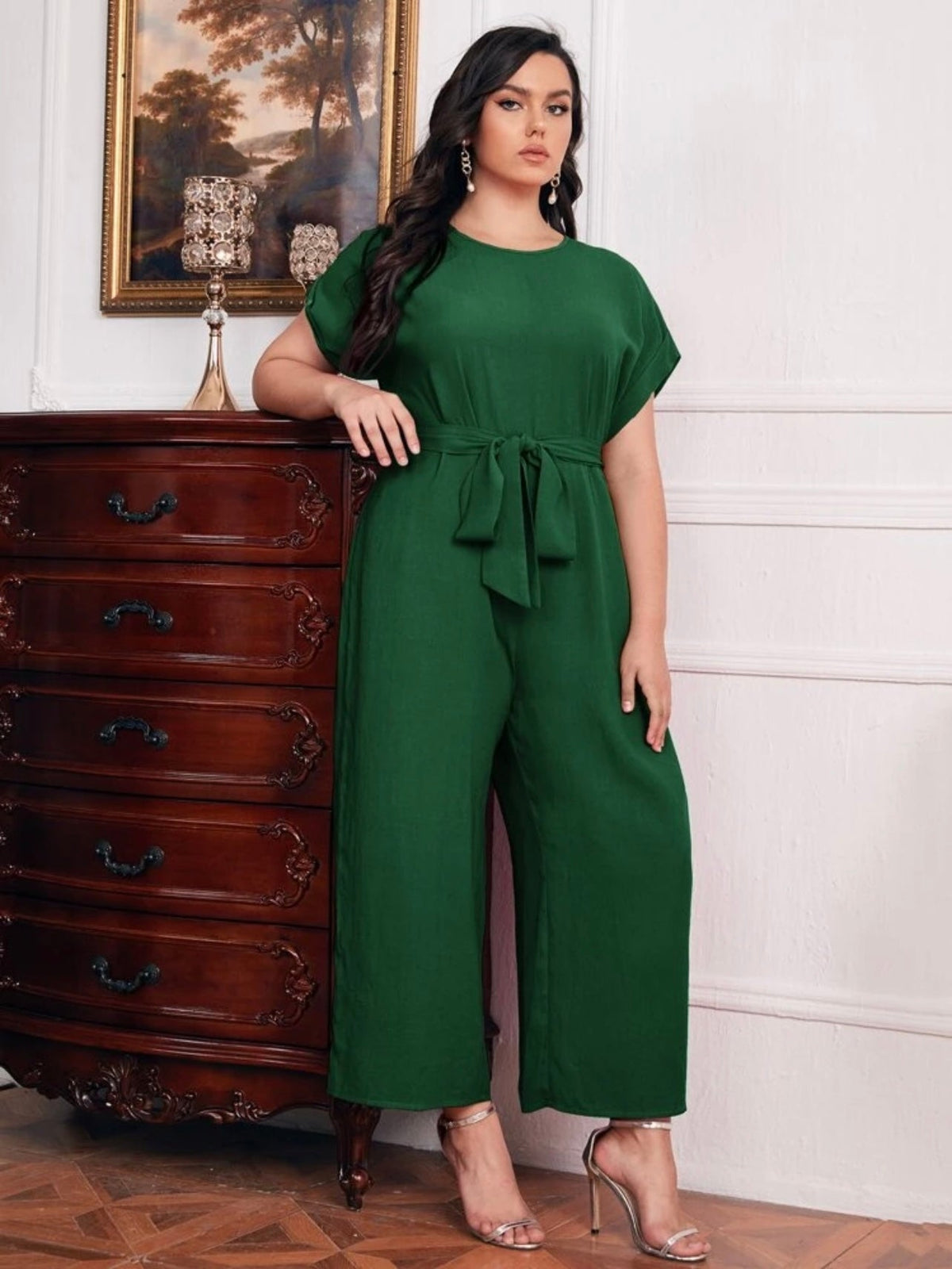 Thea Plus Size Jumpsuit | Meji Fashion